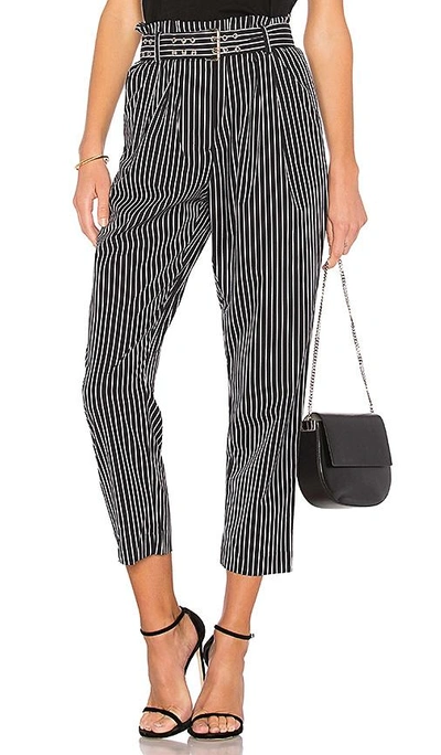 Animale High Waisted Trouser In Black