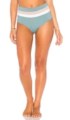 L*space Portia Reversible Colorblock Bikini Bottoms In Slated Glass