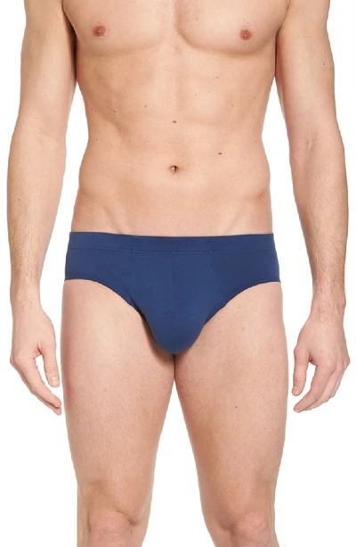 Hanro Superior Cotton Briefs In Ferminate Blue