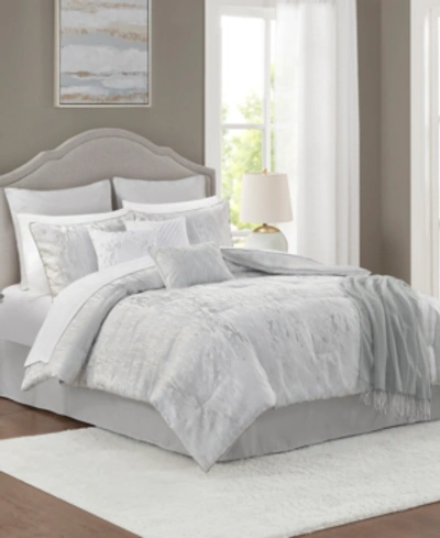 Addison Park Remy 14-pc. Queen Comforter Set Bedding In White
