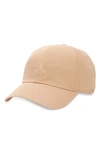 Jordan Jumpman Heritage86 Washed Baseball Cap In Hemp/ Hemp