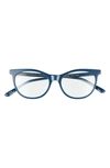 Diff Jade 51mm Blue Light Blocking Optical Glasses In Poseidon/ Clear