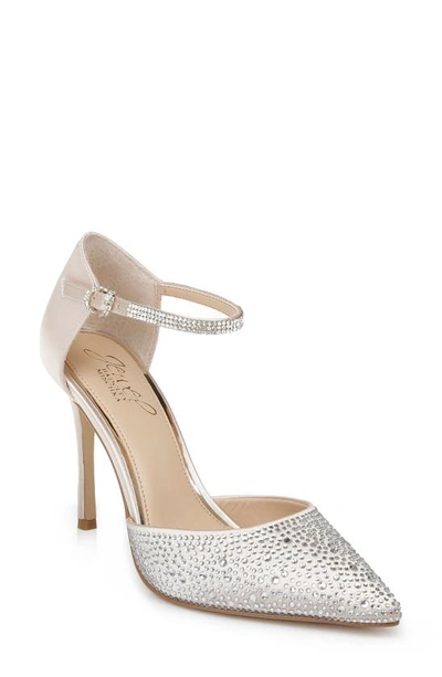 Jewel Badgley Mischka Women's Jailene Evening Pumps Women's Shoes In Silver Glitter