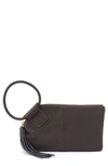 Hobo Sable Leather Clutch In Slate
