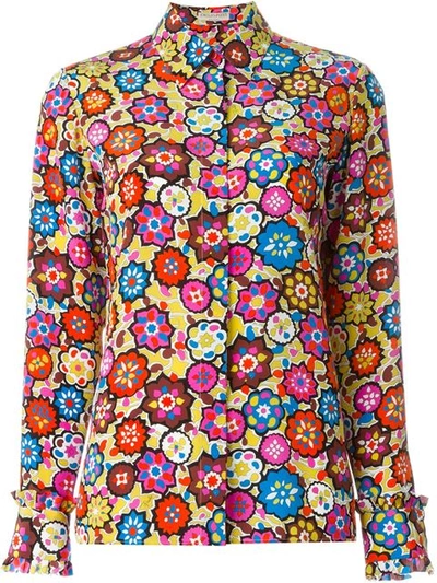 Emilio Pucci Floral Print Shirt | ModeSens