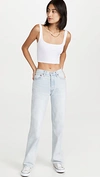 Free People Scoop Neck Crop In White