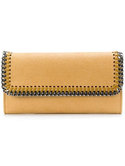 Stella Mccartney Falabella Wallet - Yellow In Yellow