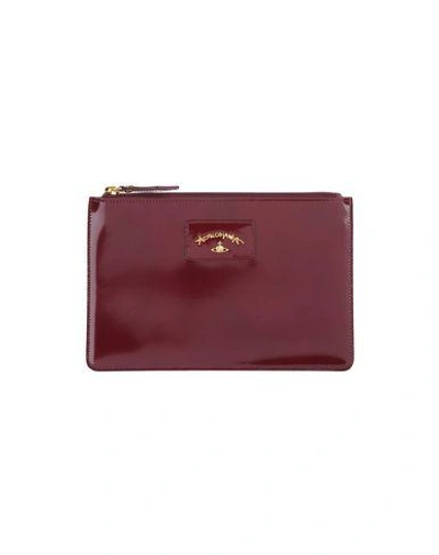 Vivienne Westwood Anglomania Pouches In Maroon