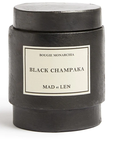 Mad Et Len Monarchia Black Champaka Soya Wax Candle