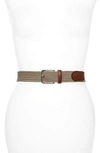 Nordstrom Woven Belt In Tan