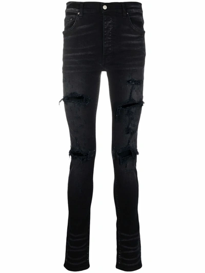 Amiri Trasher Jeans In Aged Black