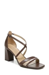Naturalizer Tiff Ankle Strap Sandals Women's Shoes In Mocha Leather