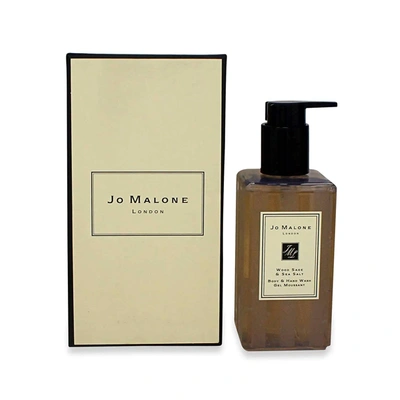 Jo Malone London Wood Sage Sea Salt Body & Hand Wash Gel Moussant 250ml In N,a