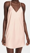 Flora Nikrooz E Victoria T-back Charmeuse Chemise In Blush