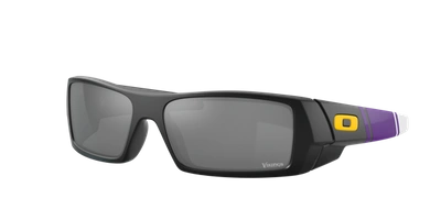 Oakley Nfl Collection Men's Sunglasses, Minnesota Vikings Oo9014 60 Gascan In Black