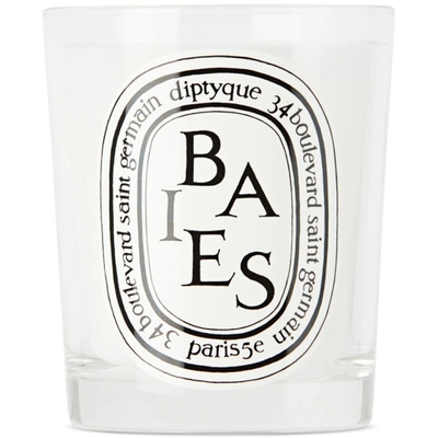 Diptyque Baies Candle, 190 G In White