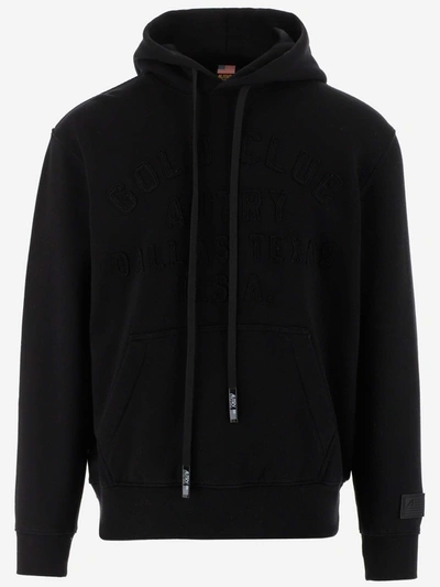 Autry Logo Embroidered Hoodie In Black