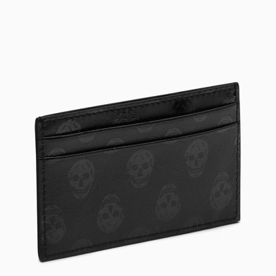 Alexander Mcqueen Black Skull Cardholder