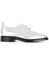 Thom Browne Classic Longwing Brogues In Grey