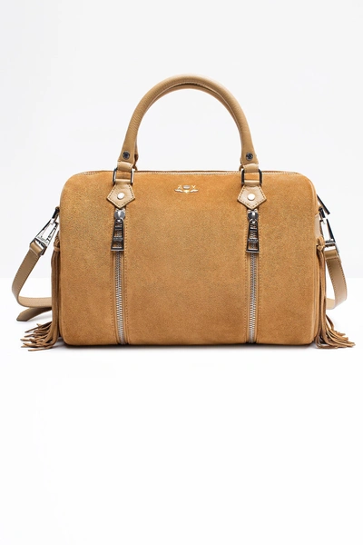 Sunny handbag Zadig & Voltaire Grey in Suede - 37175209