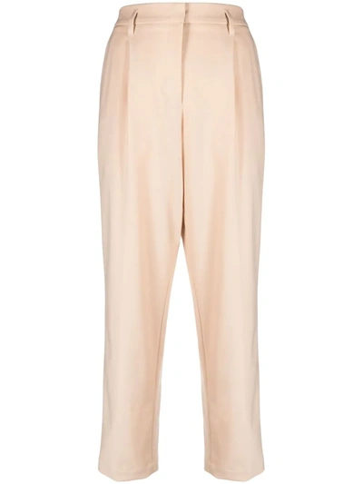 Dorothee Schumacher The New Ambition Tailored Trousers In Beige