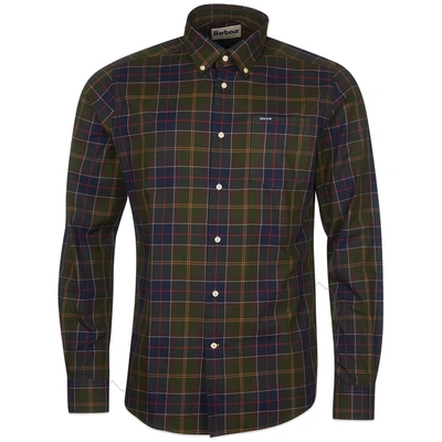 Barbour Wetherham Tailored Shirt - Classic Tartan In Green