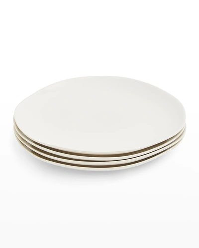 Portmeirion Sophie Conran Arbor Dinner Plates, Set Of 4 In Creamy White