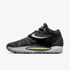 Nike Kd14 Basketball Shoe In Black,lime Glow,white,grey Fog