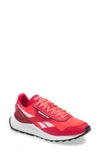 Reebok Classic Leather Legacy Az Sneaker In Neon Cherry/vector Red/red Ember