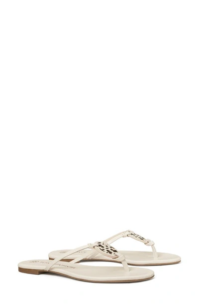 Tory Burch Miller Knotted Sandal In Ivory