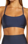 Alo Yoga Airlift Intrigue Bra In True Navy
