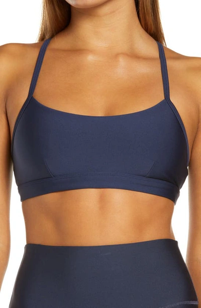 Alo Yoga Airlift Intrigue Bra In True Navy | ModeSens