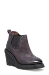 As98 Talen Wedge Bootie In Eggplant