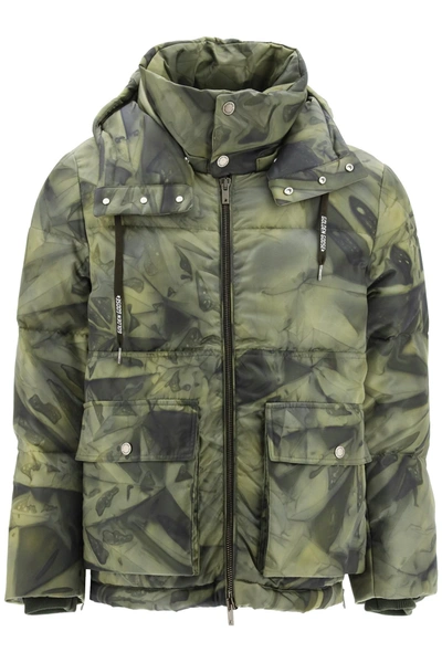 Golden Goose Hoodie Down Jacket Donovan/poly Dyed In Multi | ModeSens