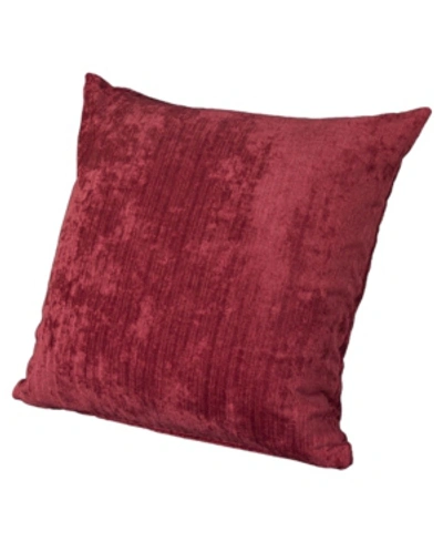 Siscovers Vintage Decorative Pillow, 16" X 16" In Med Red