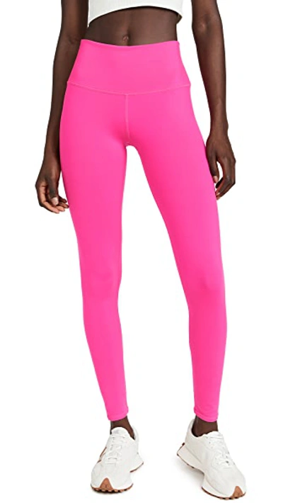 Alo Yoga High Waist Airbrush Leggings In Neon Pink