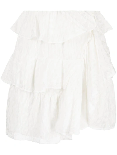 Iro Looks Silk Skirt In White