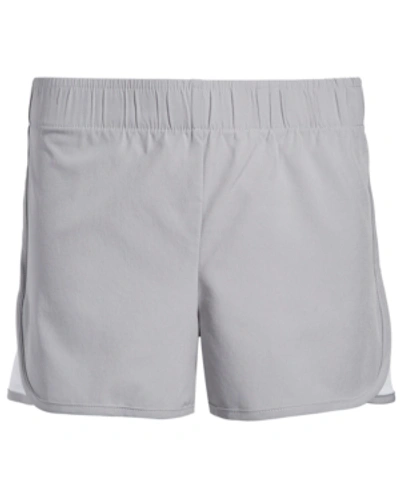 Ideology Kids' Big Girls Core Woven Shorts, Created For Macy's In Shark Fin