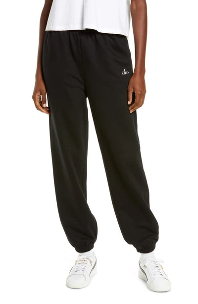 Alo Yoga Accolade High Rise Sweatpants In Black