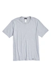 Hanro Living Crewneck Short Sleeve Tee In Gray