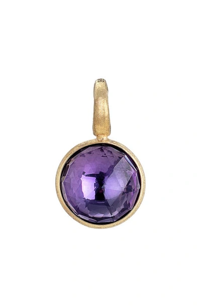 Marco Bicego 18k Jaipur Yellow Gold Small Amethyst Pendant In Purple
