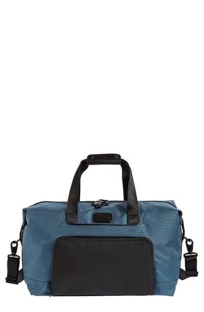 Tumi Alpha Double Expansion Travel Satchel In Storm Blue