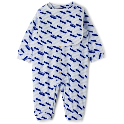 Versace Baby Boy's 2-piece Coveralls & Bib Gift Set In Light Blue