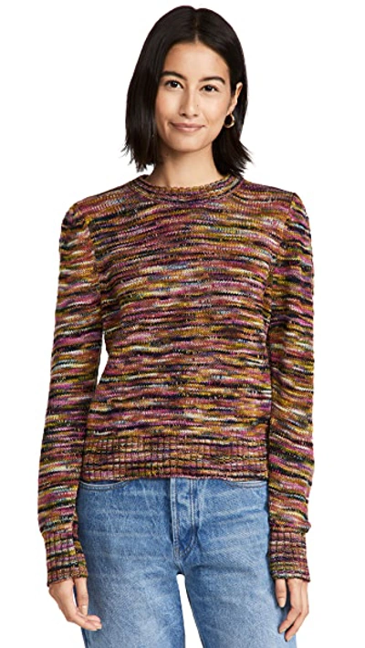 Veronica Beard Raissa Crew Neck Pullover In Multi ModeSens