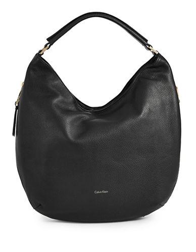 Calvin Klein Leather Hobo Bag | ModeSens
