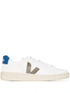 Veja And Blue Urca Low Top Sneakers In White