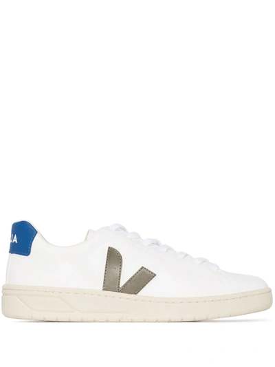 Veja And Blue Urca Low Top Sneakers In White