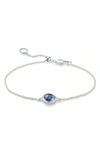 Monica Vinader Siren Kyanite Gemstone Sterling Silver Bracelet