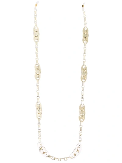 Rabanne Disc-embellished Sunglasses Chain In Gold