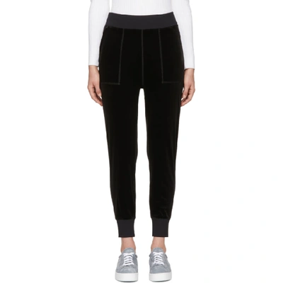 Rag & Bone Rag And Bone Black Velvet Scout Lounge Pants